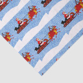 Slaptingspapier voor de kerstman tissuepapier (Detail)