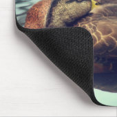 Slapy Duck heeft koffie nodig Muismat (Hoek)