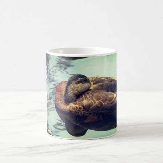 Slapy Duck heeft nu koffie nodig Koffiemok (Center)