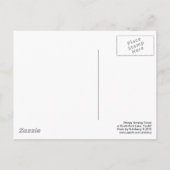 Slapy Graylag Goose (zwart en wit) Briefkaart (Achterkant)