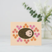 Slapy Hedgel en Briefkaart Flowers (Staand voorkant)