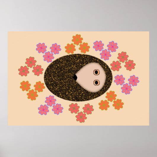 Slapy Hedgel en Poster Flowers (Voorkant)