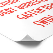 Slapy Joe's ijskap-parlor Poster (Hoek)