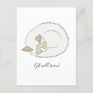 Slapy Kitten krijgen snel weer goed Briefkaart