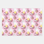 Slapy Sun en Moon Baby shower  Inpakpapier Vel (Voorkant)