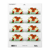 Slasa behoudt het kanaaletiket etiket (Full Sheet)