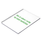 slash fanfictie notitieboek (Linkerzijde)