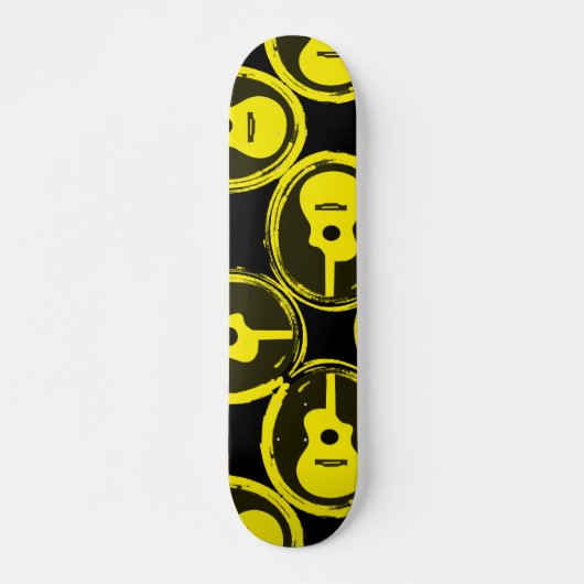 Slash Gitaar Rock Element Custom Pro Board Skateboard (Voorkant)