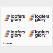 Slash Loafers Glory Logo Rechthoekige Sticker (Vel)