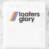 Slash Loafers Glory Logo Rechthoekige Sticker (Tas)