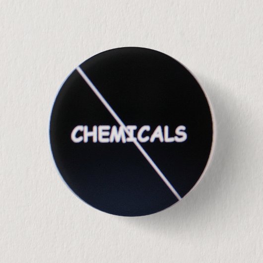 Slash Through Chemicals Ronde Button 3,2 Cm (Voorkant)