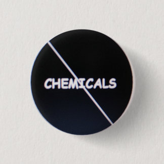 Slash Through Chemicals Ronde Button 3,2 Cm