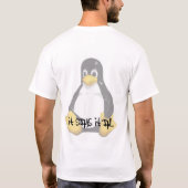 Slashdot/Penguin T-shirt (Achterkant)