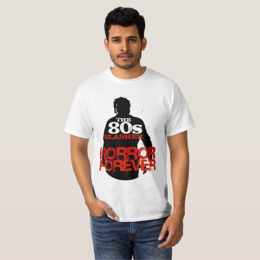 Slasher 80s t-shirt (Voorkant volledig)