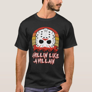 Slasher Horror Film Fan Mannen Vrouwen Chillin Als T-shirt