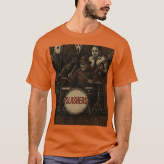 Slashers Horror Rock Band Vintage Design caesium c T-shirt