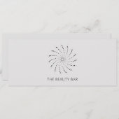 Slate Abstract Flower Elegant Cadeaubon (Voorkant / Achterkant)