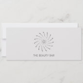 Slate Abstract Flower Elegant Cadeaubon (Voorkant)