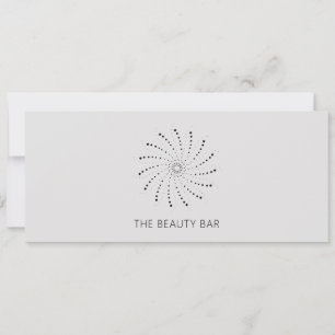 Slate Abstract Flower Elegant Cadeaubon