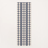 Slate Blue and Off-White Yoga mat (Voorkant)