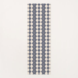 Slate Blue and Off-White Yoga mat
