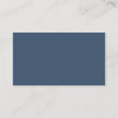 Slate Blue Burgundy White Ivory Wedding Reception Informatiekaartje (Achterkant)