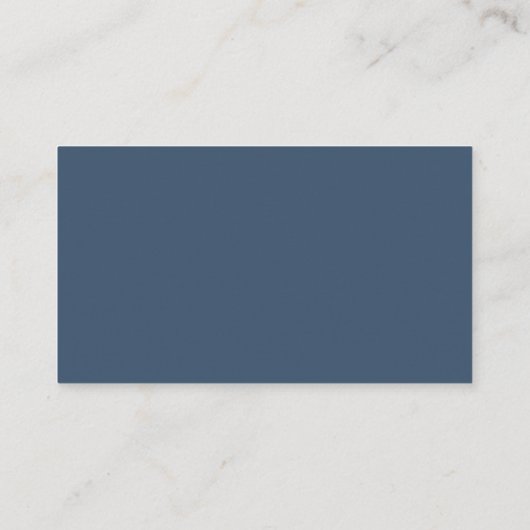 Slate Blue Burgundy White Ivory Wedding Registry Informatiekaartje (Achterkant)