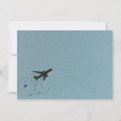 Slate Blue California Passport Bedankkaart (Achterkant)