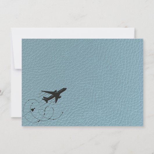 Slate Blue California Passport Bedankkaart (Achterkant)