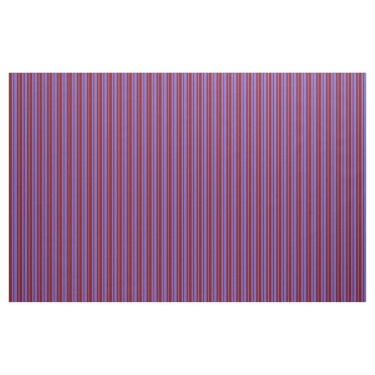 Slate Blue en Maroon Stripes Pattern Stof (Fat Quarter)