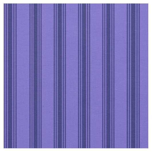 Slate Blue en Midnight Blue Lines Stof (Close Up)