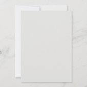Slate Blue Ethereal Winter Wedding Kaart (Achterkant)