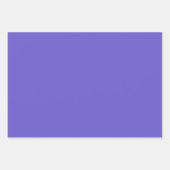 Slate Blue Gift Wrapping Paper Set – Customizable (Voorkant)