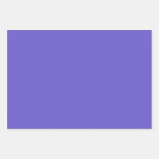 Slate Blue Gift Wrapping Paper Set – Customizable (Voorkant)