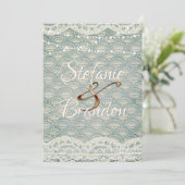 Slate Blue Lace Kaart (Staand voorkant)