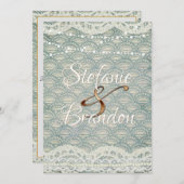 Slate Blue Lace Kaart (Voorkant / Achterkant)