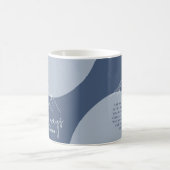 Slate Blue Neem de hoge weg Koffiemok (Center)