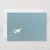 Slate Blue New York City Passport Bedankkaart (Achterkant)