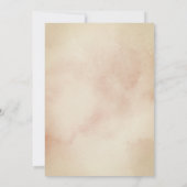 Slate Blue Sage Groen Rustieke Waterverf Bloemen Kaart (Achterkant)