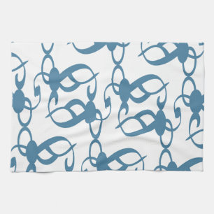 Slate Blue Tribal Lace Theedoek