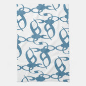 Slate Blue Tribal Lace Theedoek (Verticaal)