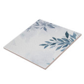 Slate Blue Waterverf takken Tegeltje (Zijkant)