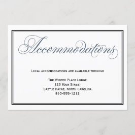 Slate Blue Wedding Accommodations Enclosure Kaart