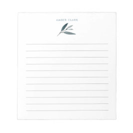 Slate botanische stoffen | Geld Notitieblok