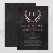 Slate Bridal Shower Invitations Kaart (Voorkant / Achterkant)