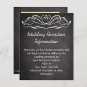 Slate Chalkboard Wedding (Voorkant / Achterkant)