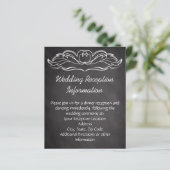 Slate Chalkboard Wedding (Staand voorkant)