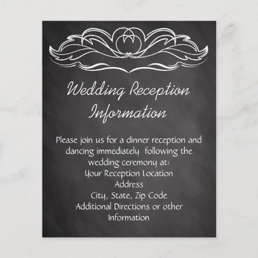 Slate Chalkboard Wedding (Voorkant)