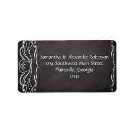 Slate Chalkboard Wedding Etiket