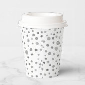 Slate Confetti Waterverf Stippen Paper Cup Papieren Bekers (Rechts)
